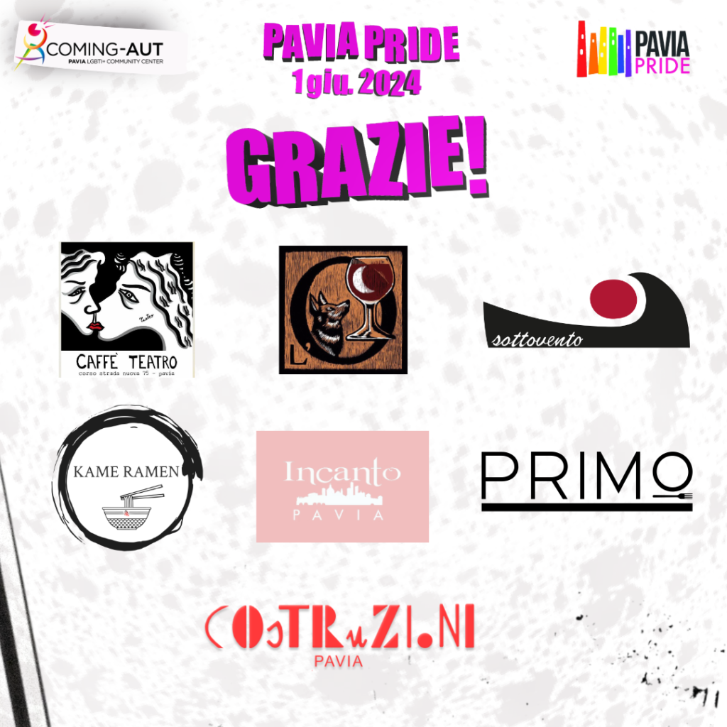 I sostenitori del Pavia Pride 2024 (2/2)